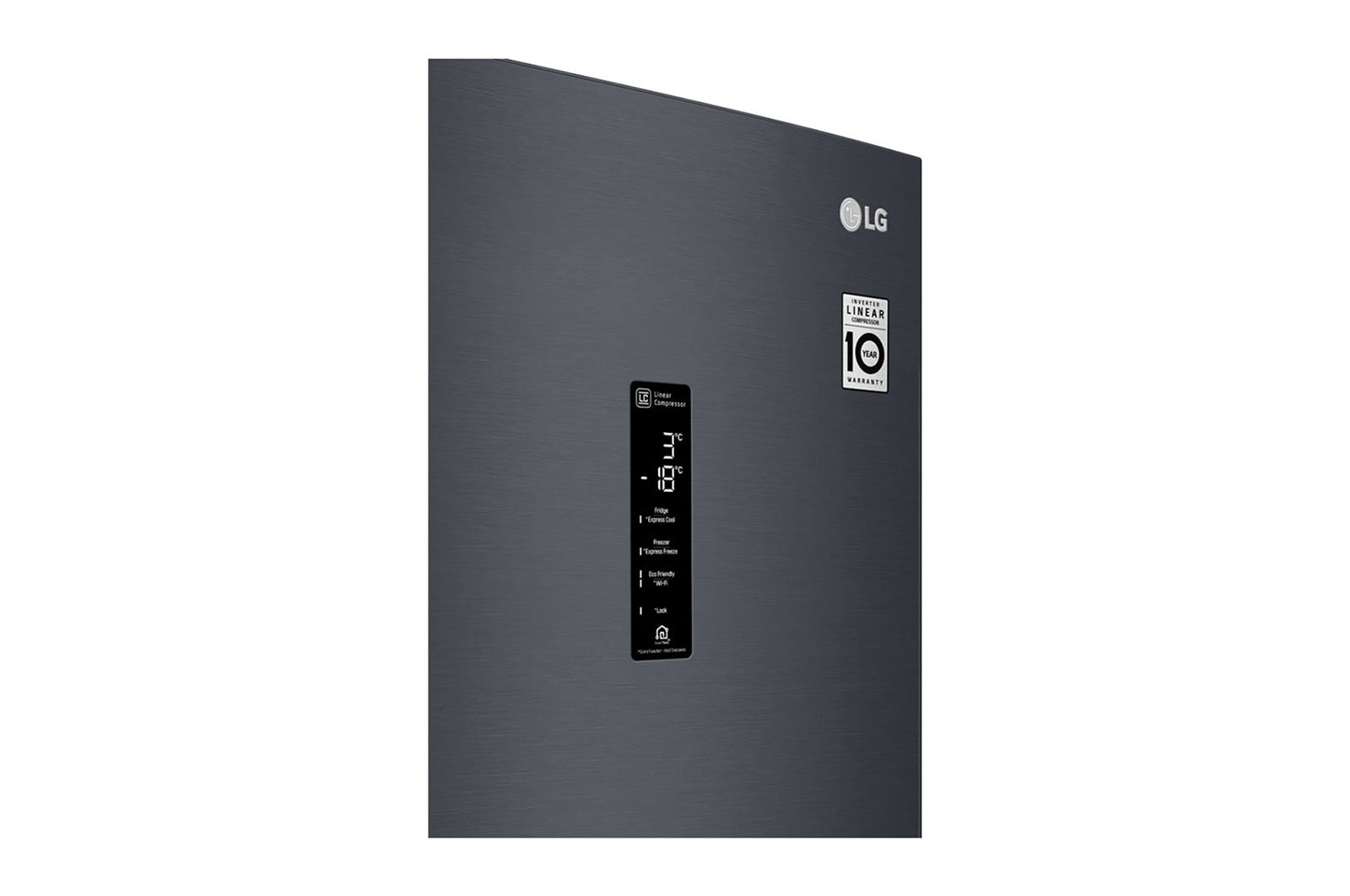 LG Frigorífico Combinado | 384 L | Etiqueta energética D | 2,03 m | DoorCooLing+™ | FRESHConverter™ | FRESHBaLancer™ | Wi-Fi, GBB72MCDGN