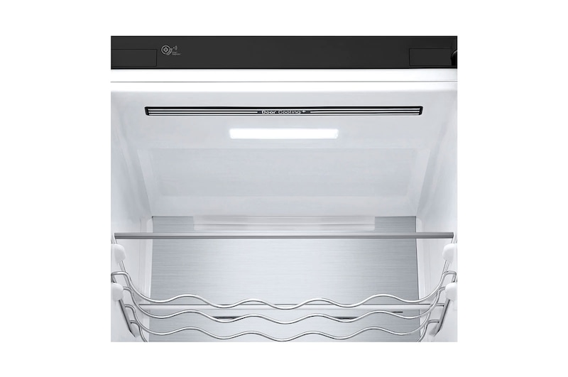 LG Combinado LG GBB72MCUFN, 384 litros, eficiência energética D, 2,03 m, Door Cooling+™, Wi-Fi, Matte Black, GBB72MCUFN