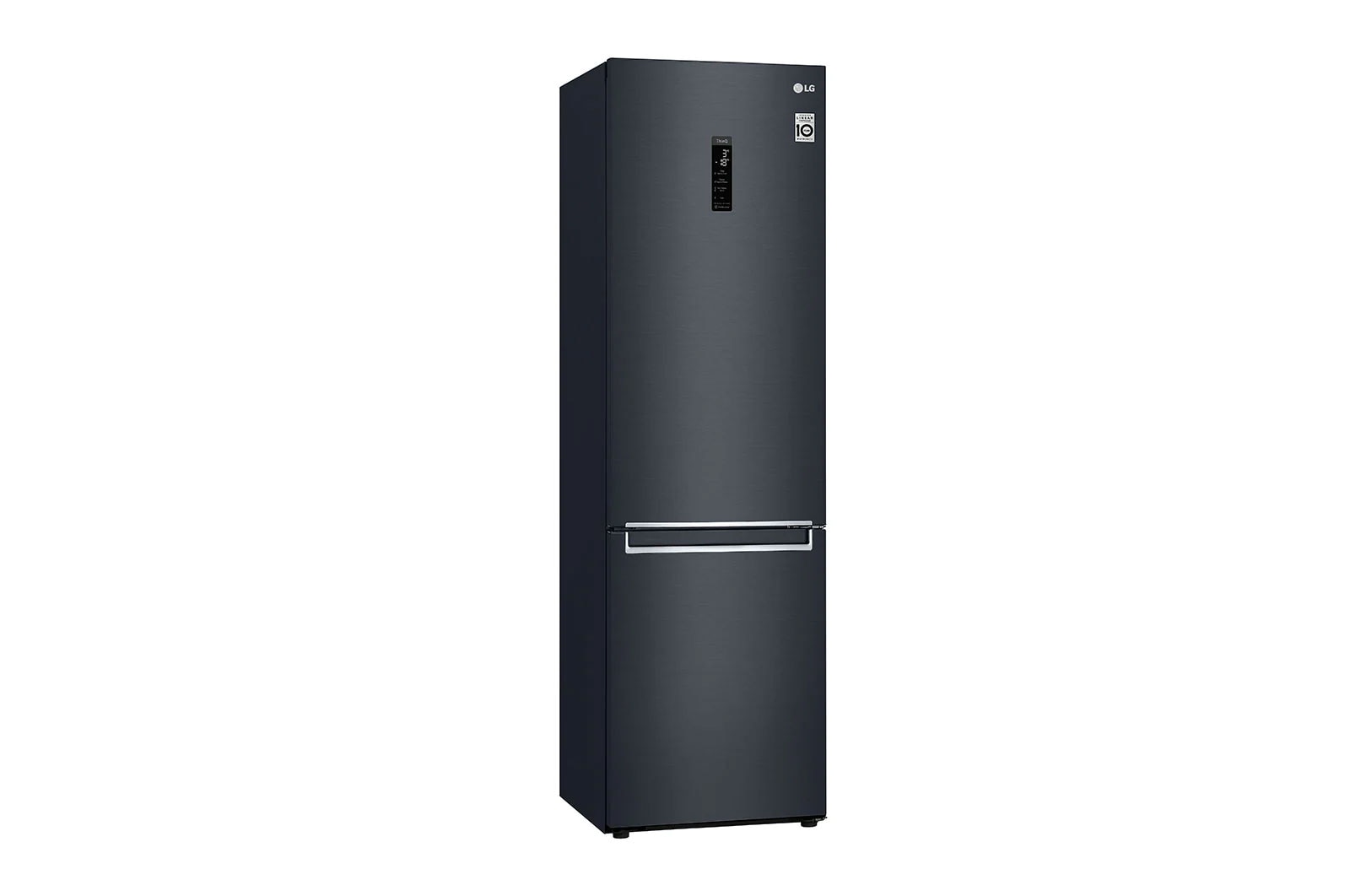 LG Combinado LG GBB72MCUFN, 384 litros, eficiência energética D, 2,03 m, Door Cooling+™, Wi-Fi, Matte Black, GBB72MCUFN