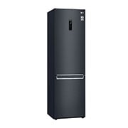 LG Combinado LG GBB72MCUFN, 384 litros, eficiência energética D, 2,03 m, Door Cooling+™, Wi-Fi, Matte Black, GBB72MCUFN