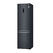 LG Combinado LG GBB72MCUFN, 384 litros, eficiência energética D, 2,03 m, Door Cooling+™, Wi-Fi, Matte Black, GBB72MCUFN