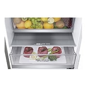 LG Combinado LG GBB72NSUCN1, 384 litros, eficiência energética C, 2,03 m, Door Cooling+™, Wi-Fi, Brushed Steel, GBB72NSUCN1