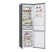 LG Combinado LG GBB72NSUCN1, 384 litros, eficiência energética C, 2,03 m, Door Cooling+™, Wi-Fi, Brushed Steel, GBB72NSUCN1