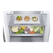 LG Combinado LG GBB72NSUCN, 384 litros, eficiência energética C, 2,03 m, Door Cooling+™, Wi-Fi, Noble Steel, GBB72NSUCN