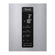 LG Combinado LG GBB72NSUCN, 384 litros, eficiência energética C, 2,03 m, Door Cooling+™, Wi-Fi, Noble Steel, GBB72NSUCN