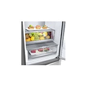 LG Combinado LG GBB72NSUFN, 384 litros, eficiência energética D, 2,03 m, Door Cooling+™, Wi-Fi, Noble Steel, GBB72NSUFN