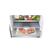 LG Combinado LG GBB72NSUFN, 384 litros, eficiência energética D, 2,03 m, Door Cooling+™, Wi-Fi, Noble Steel, GBB72NSUFN