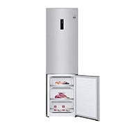 LG Combinado LG GBB72NSUFN, 384 litros, eficiência energética D, 2,03 m, Door Cooling+™, Wi-Fi, Noble Steel, GBB72NSUFN