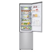 LG Combinado LG GBB72NSUFN, 384 litros, eficiência energética D, 2,03 m, Door Cooling+™, Wi-Fi, Noble Steel, GBB72NSUFN