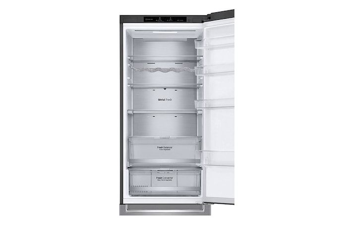 LG Combinado LG GBB72PZVCN, 384 litros, eficiência energética C, 2,03 m, Door Cooling+™, Shiny Steel, GBB72PZVCN