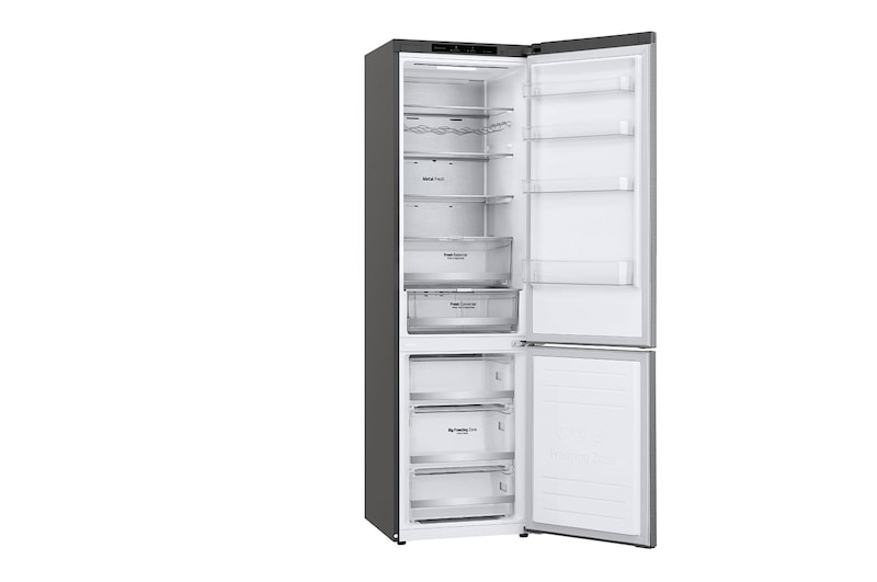 LG Combinado LG GBB72PZVCN, 384 litros, eficiência energética C, 2,03 m, Door Cooling+™, Shiny Steel, GBB72PZVCN