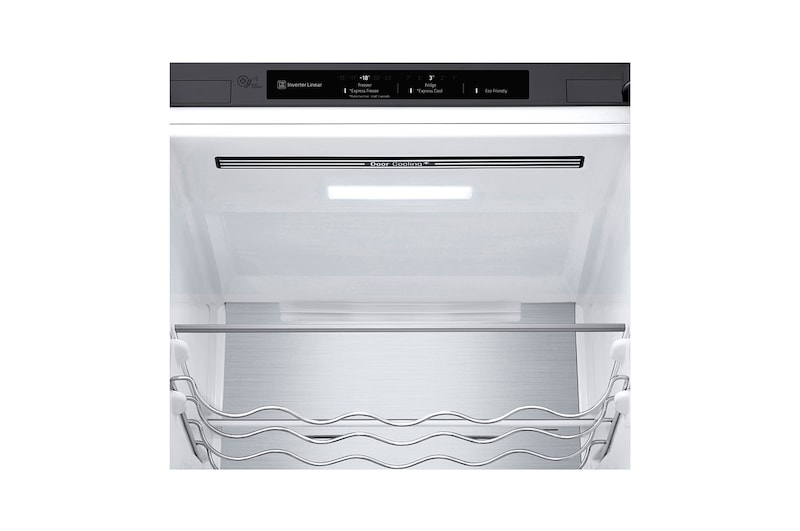 LG Combinado LG GBB72PZVFN, 384 litros, eficiência energética D, 2,03 m, Door Cooling+™, Shiny Steel, GBB72PZVFN