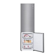 LG Combinado LG GBB72PZVFN, 384 litros, eficiência energética D, 2,03 m, Door Cooling+™, Shiny Steel, GBB72PZVFN