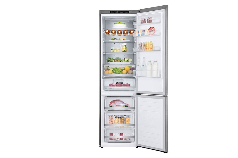 LG Combinado LG GBB92STBAP, 384 litros, eficiência energética A, 2,03 m, Door Cooling+™, Stainless Steel, GBB92STBAP
