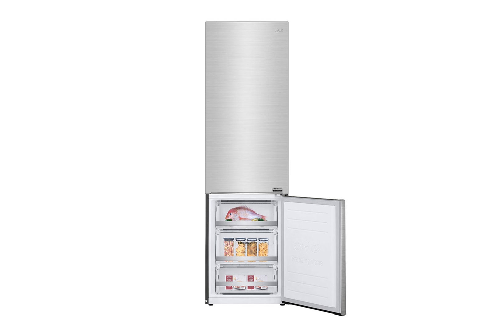 LG Combinado LG GBB92STBAP, 384 litros, eficiência energética A, 2,03 m, Door Cooling+™, Stainless Steel, GBB92STBAP