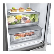 LG Combinado LG GBB92STBAP, 384 litros, eficiência energética A, 2,03 m, Door Cooling+™, Stainless Steel, GBB92STBAP