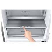 LG Combinado LG GBB92STBAP, 384 litros, eficiência energética A, 2,03 m, Door Cooling+™, Stainless Steel, GBB92STBAP