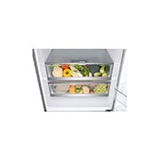 LG Frigorífico Combinado LG prata 461l com eficiência energética E, dispensador de água sem canalização e DoorCooling+™  , GBF567PZCMB
