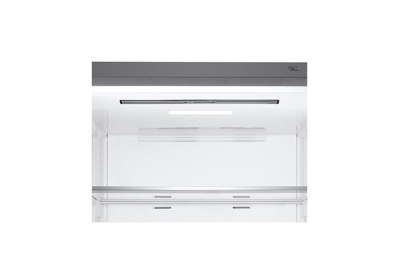LG Frigorífico Combinado LG prata 461l com eficiência energética E, dispensador de água sem canalização e DoorCooling+™  , GBF567PZCMB