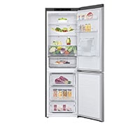 LG Frigorífico Combinado | 340 L | Etiqueta energética E | 1,86 m | DoorCooLing+™ | Dispensador sem canaLização, GBF61PZJMN