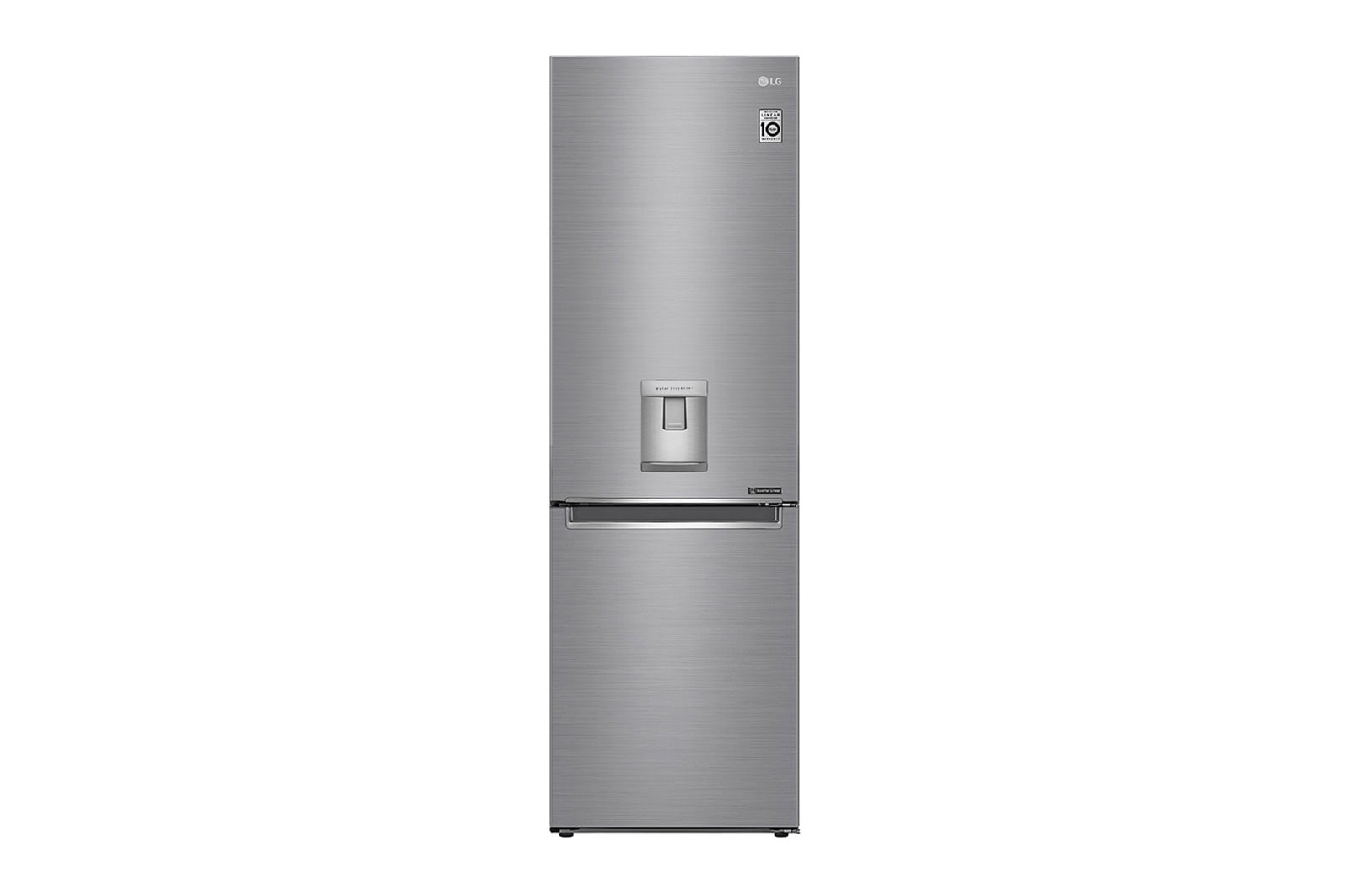 LG Frigorífico Combinado | 340 L | Etiqueta energética E | 1,86 m | DoorCooLing+™ | Dispensador sem canaLização, GBF61PZJMN