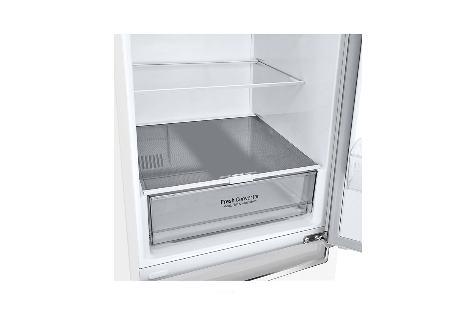 LG Frigorífico Combinado | 341 L | Etiqueta energética D | 1,86 m | DoorCooLing+™ | FRESHConverter™, GBP61SWPGN