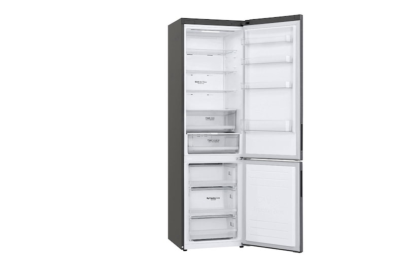 LG Combinado LG GBP62DSXCC, 384 litros, eficiência energética C, 2,03 m, Door Cooling+™, Wi-Fi, Dark Graphite, GBP62DSXCC