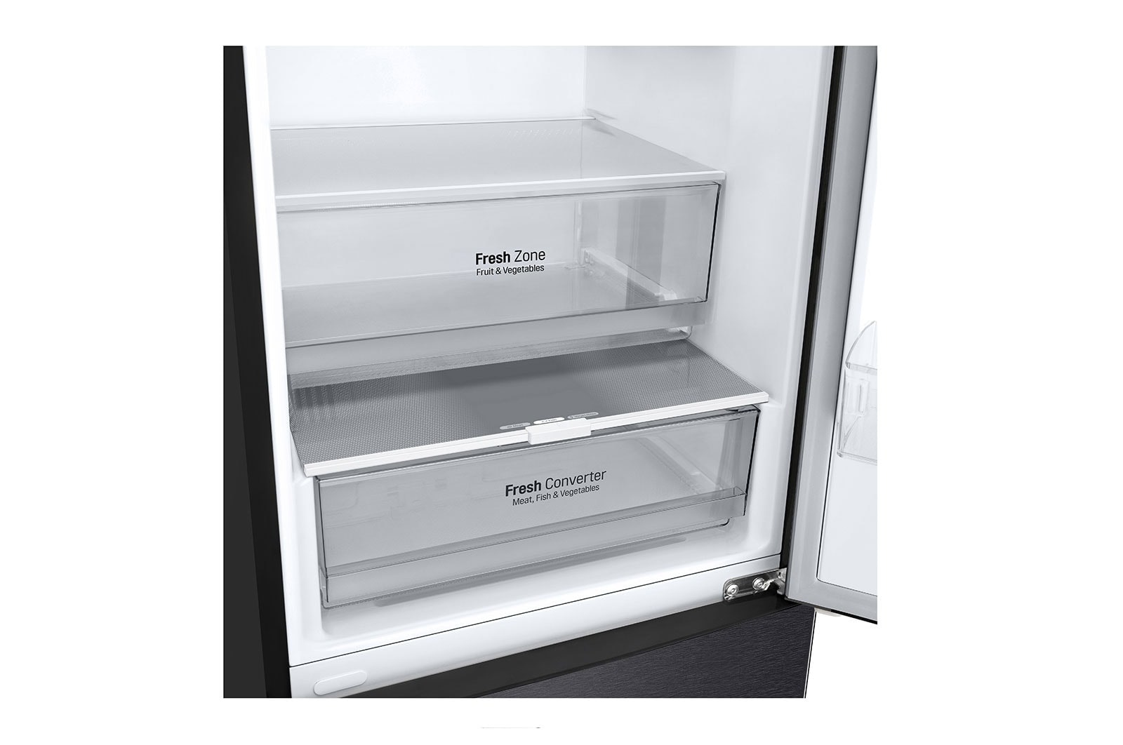 LG Frigorífico Combinado | 384 L | Etiqueta energética B | 2,03 m | DoorCooLing+™ | FRESHConverter™, GBP62MCNBC