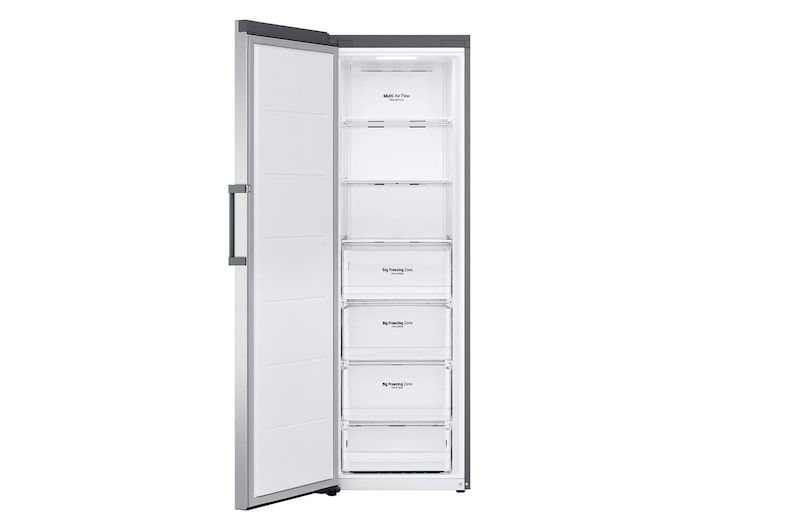 LG Arca vertical | 324 L | Etiqueta energética E | Multi-Air Flow™ | Total No Frost | Express Freeze, GFE41PZGSZ