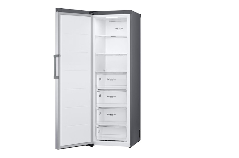 LG Arca vertical | 324 L | Etiqueta energética E | Multi-Air Flow™ | Total No Frost | Express Freeze, GFE41PZGSZ