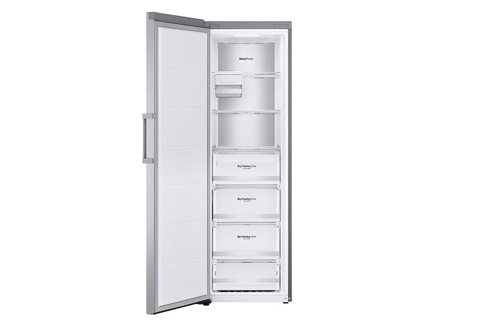 LG Arca vertical | 324 L | Etiqueta energética D | Multi-Air Flow™ | Total No Frost | Express Freeze, GFM61MBCSF