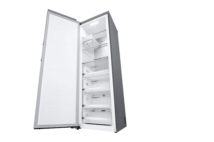 LG Arca vertical | 324 L | Etiqueta energética D | Multi-Air Flow™ | Total No Frost | Express Freeze, GFM61MBCSF