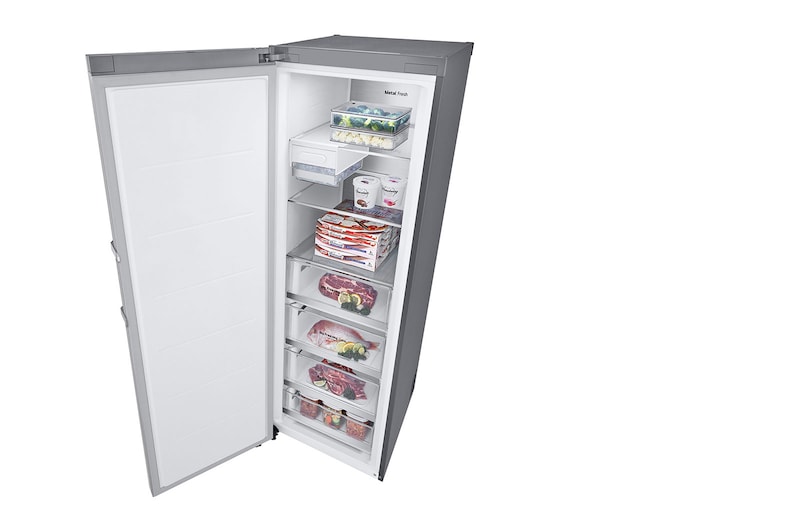 LG Arca vertical | 324 L | Etiqueta energética D | Multi-Air Flow™ | Total No Frost | Express Freeze, GFM61MBCSF