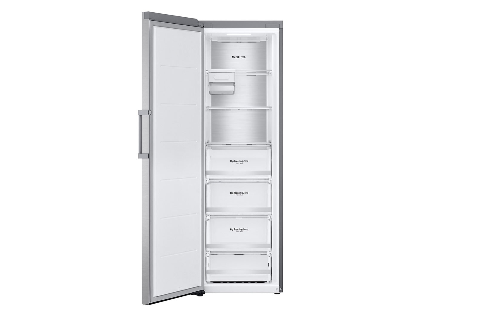 LG Arca vertical | 324 L | Etiqueta energética D | MuLti-Air FLow™ | TotaL No Frost | Express Freeze, GFM61MBCSF