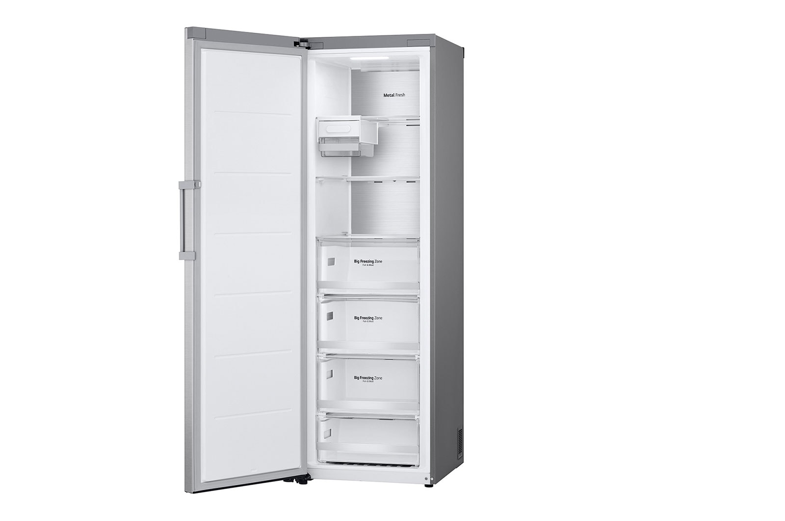 LG Arca vertical | 324 L | Etiqueta energética D | MuLti-Air FLow™ | TotaL No Frost | Express Freeze, GFM61MBCSF