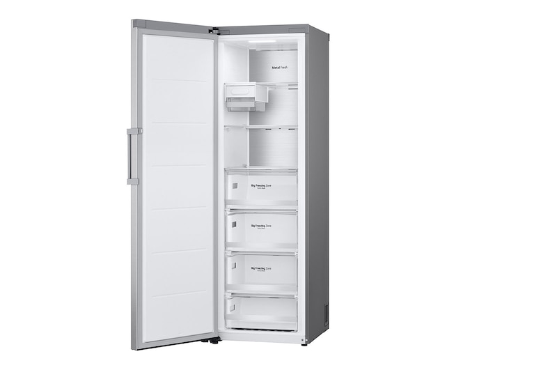 LG Arca vertical | 324 L | Etiqueta energética D | Multi-Air Flow™ | Total No Frost | Express Freeze, GFM61MBCSF