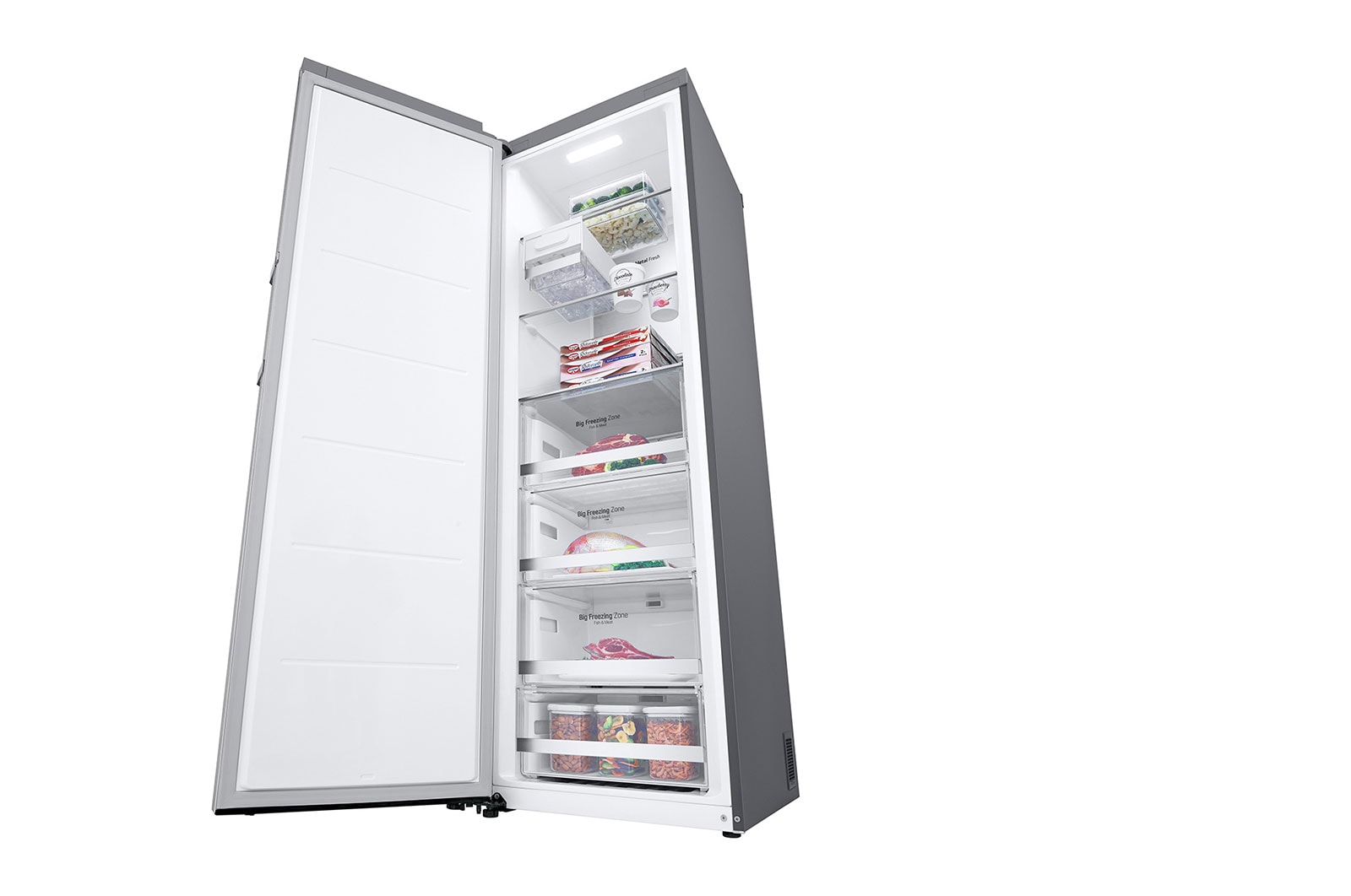 LG Arca vertical | 324 L | Etiqueta energética D | MuLti-Air FLow™ | TotaL No Frost | Express Freeze, GFM61MBCSF
