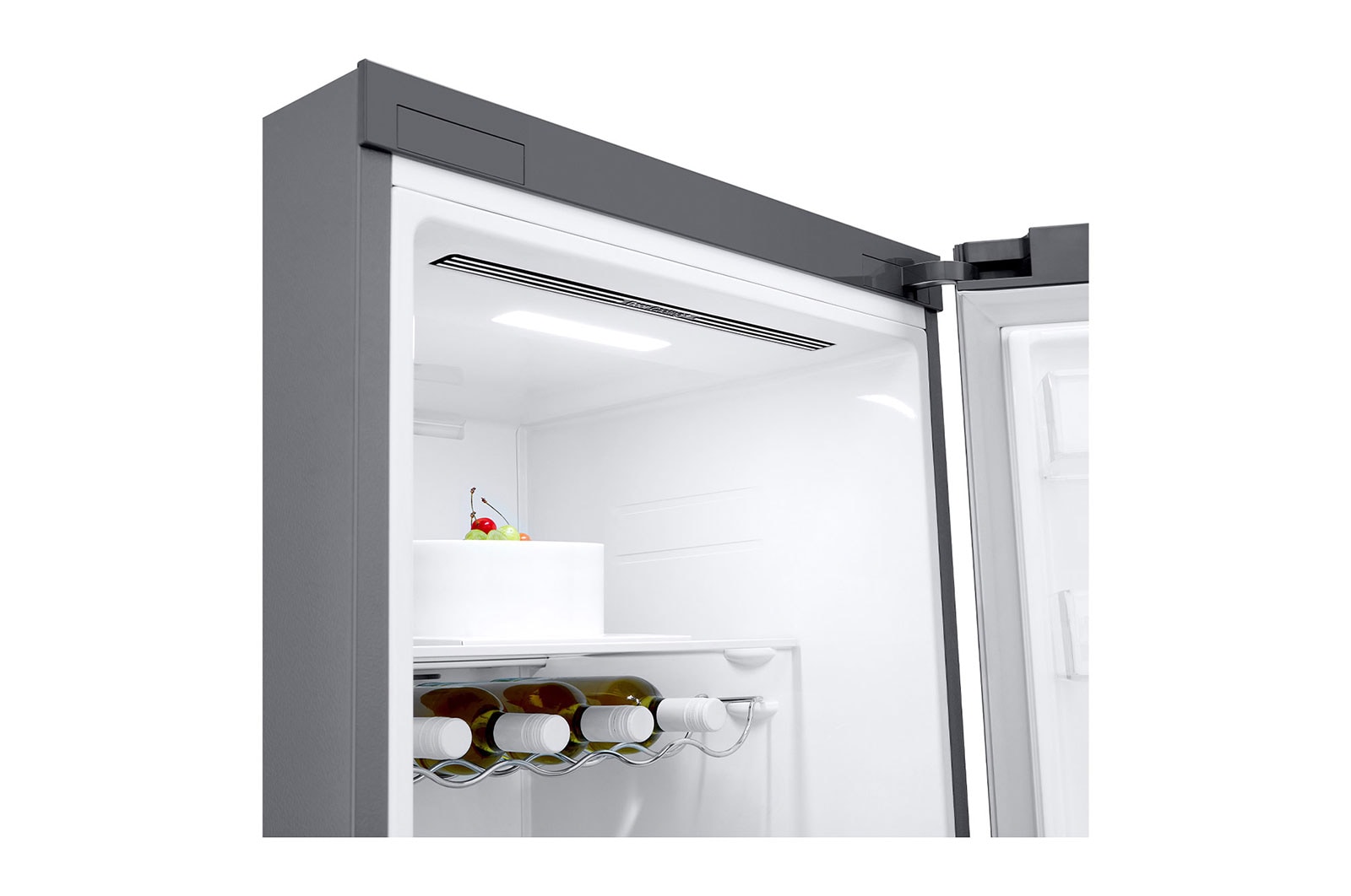 LG Frigorífico de 1 porta | 386 L | Etiqueta energética E | DoorCooLing+™ | FRESHBaLancer™, GLE51PZGSZ