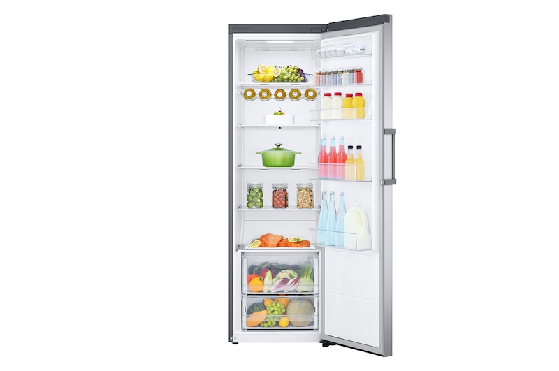 LG Frigorífico de 1 porta | 386 L | Etiqueta energética E | DoorCooLing+™ | FRESHBaLancer™, GLE51PZGSZ