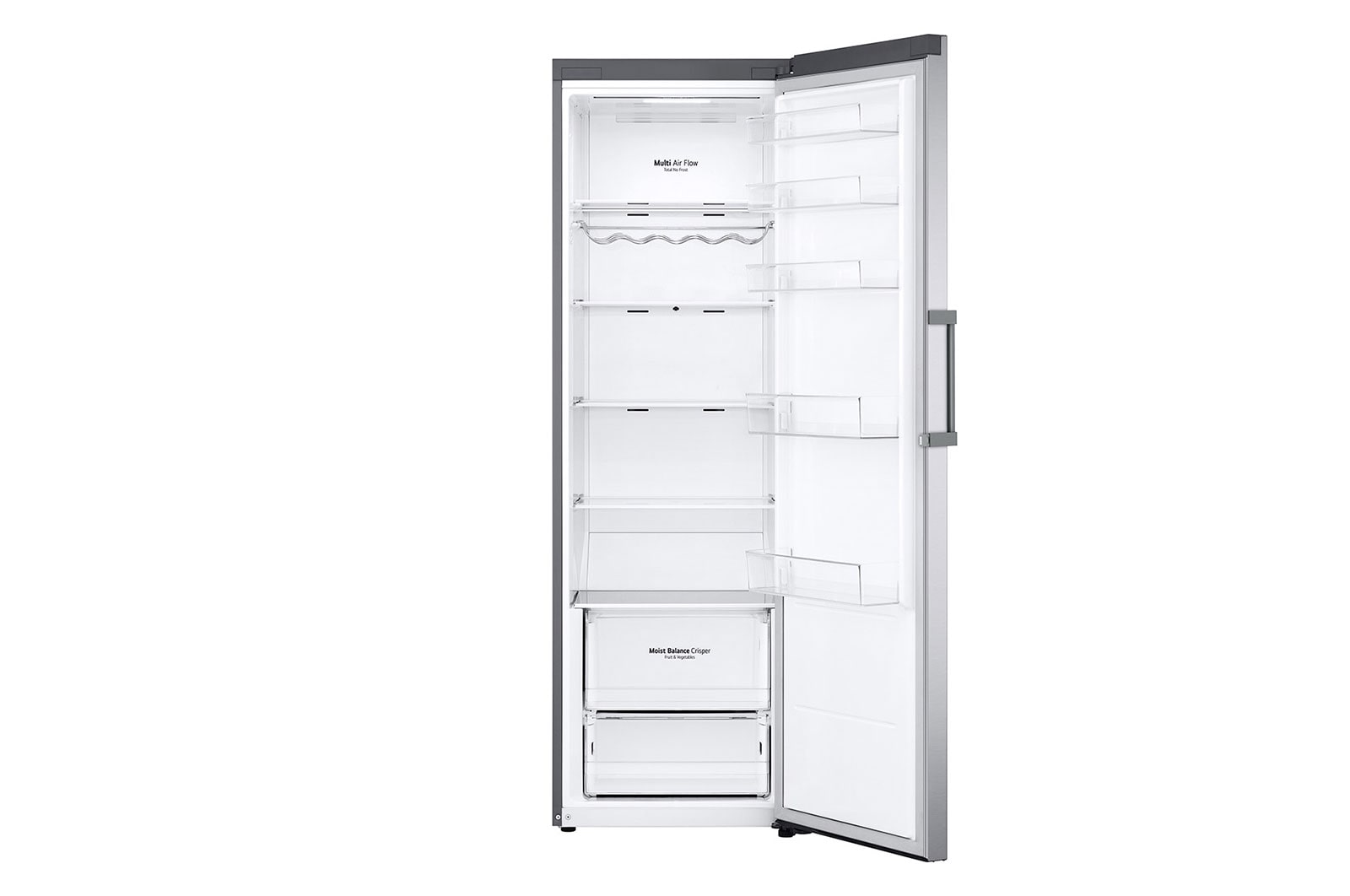 LG Frigorífico de 1 porta | 386 L | Etiqueta energética E | DoorCooLing+™ | FRESHBaLancer™, GLE51PZGSZ