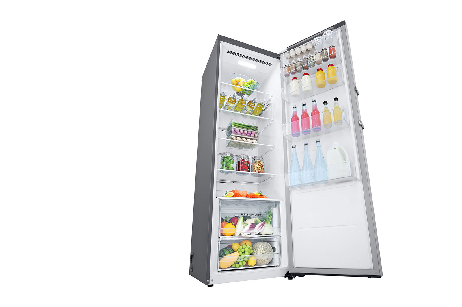 LG Frigorífico de 1 porta | 386 L | Etiqueta energética E | DoorCooLing+™ | FRESHBaLancer™, GLE51PZGSZ
