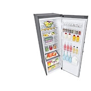 LG Frigorífico de 1 porta | 386 L | Etiqueta energética E | DoorCooLing+™ | FRESHBaLancer™, GLE51PZGSZ