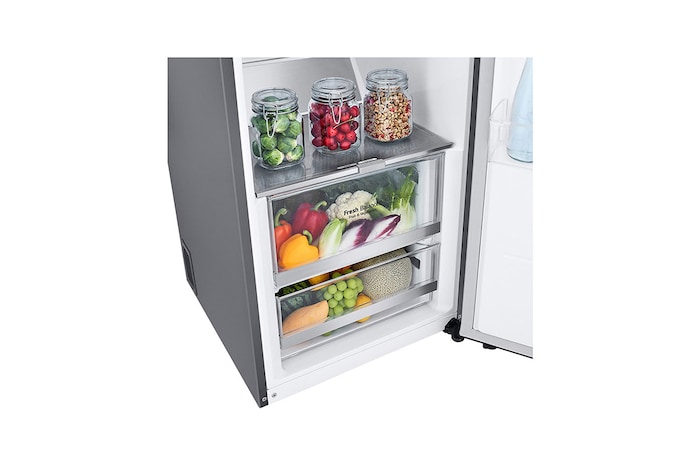 LG Frigorífico de 1 porta | 386 L | Etiqueta energética D | DoorCooLing+™ | FRESHBaLancer™, GLM71MBCSF