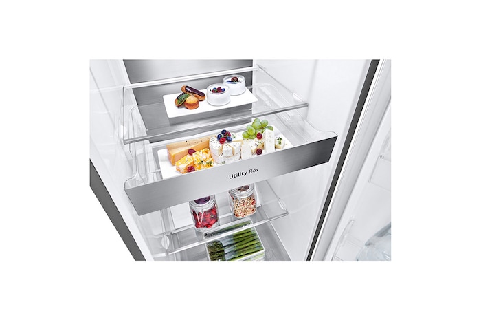 LG Frigorífico de 1 porta | 386 L | Etiqueta energética D | DoorCooLing+™ | FRESHBaLancer™, GLM71MBCSF