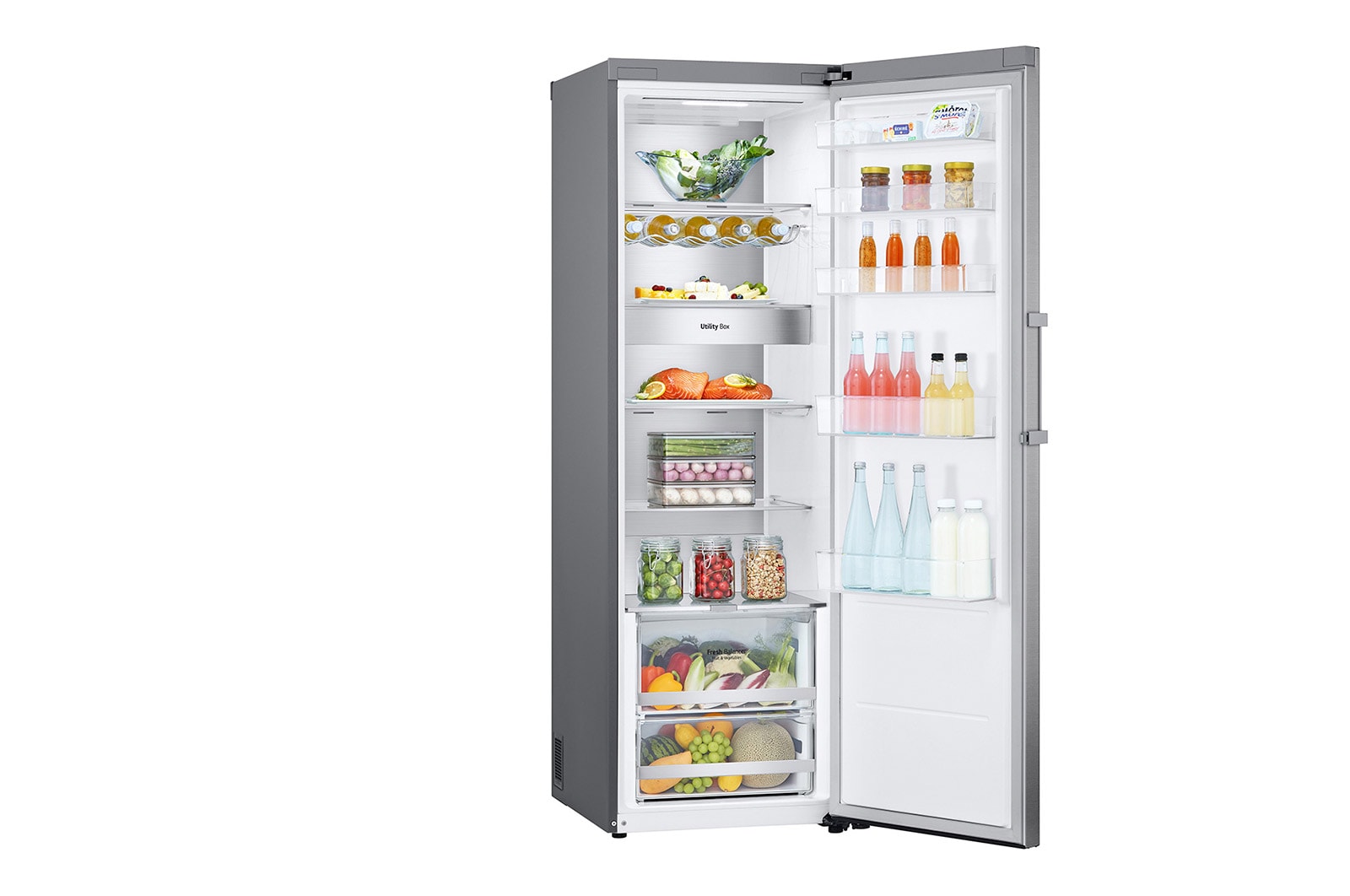 LG Frigorífico de 1 porta | 386 L | Etiqueta energética D | DoorCooLing+™ | FRESHBaLancer™, GLM71MBCSF