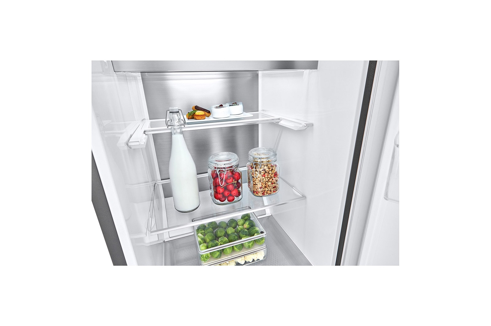 LG Frigorífico de 1 porta | 386 L | Etiqueta energética D | DoorCooLing+™ | FRESHBaLancer™, GLM71MBCSF