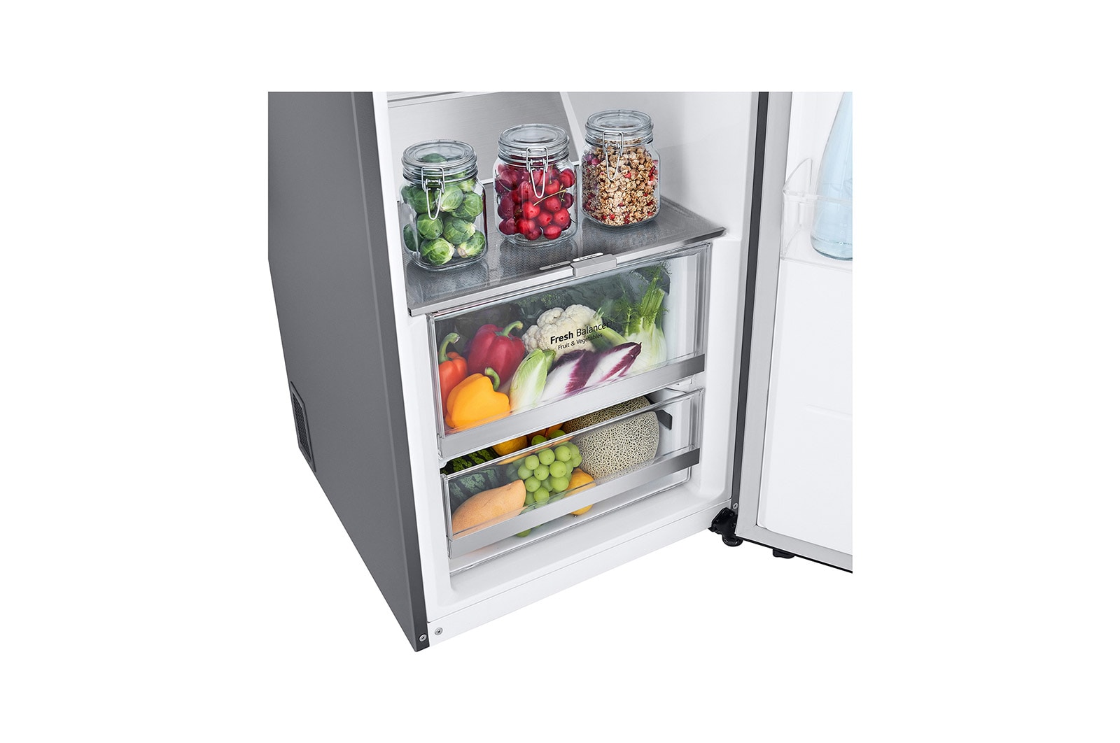 LG Frigorífico de 1 porta | 386 L | Etiqueta energética D | DoorCooLing+™ | FRESHBaLancer™, GLM71MBCSF
