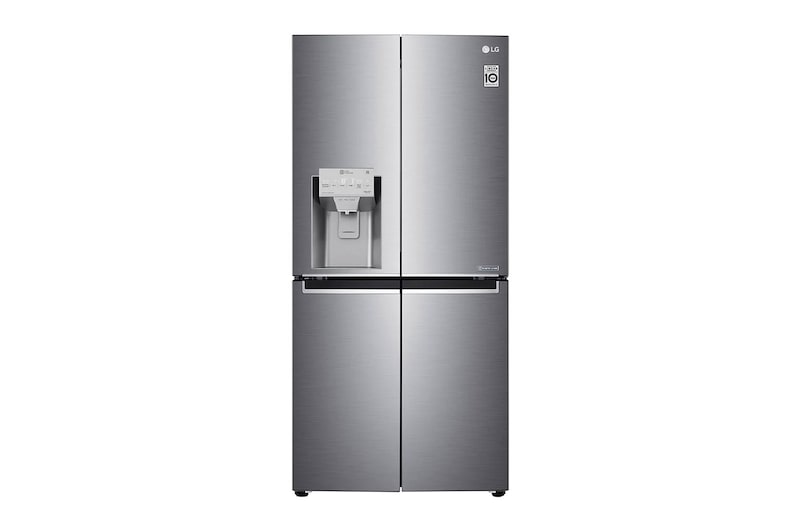 LG Frigorífico Americano de 4 portas | 506 L | Etiqueta energética E | UVnano™ | DoorCooLing+™ | Dispensador sem canaLização, GML844PZAE