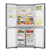 LG Frigorífico Americano de 4 portas | 506 L | Etiqueta energética E | UVnano™ | DoorCooLing+™, GML844PZKZ