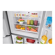 LG Frigorífico Americano de 4 portas | 506 L | Etiqueta energética E | UVnano™ | DoorCooLing+™, GML844PZKZ